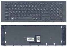 Клавиатура для ноутбука Sony Vaio (VPC-EC) Black, (Black Frame), RU