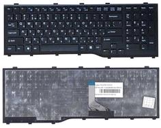 Клавиатура для ноутбука Fujitsu LifeBook (AH532, NH532) Black, (Black Frame), RU (горизонтальный энтер)