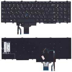 Клавиатура для ноутбука Dell Latitude (E5550, E5570) Black, (No Frame) RU