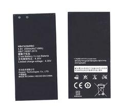 Аккумуляторная батарея для смартфона Huawei HB474284RBC Ascend G620 3.8V Black 2000mAh 7.6Wh