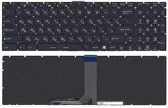 Клавиатура для ноутбука MSI (GT72) с подсветкой (Light), Black, (No Frame) RU