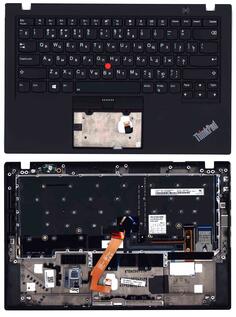 Клавиатура для ноутбука Lenovo ThinkPad X1 Carbon Gen 5 Black, (Black TopCase) RU