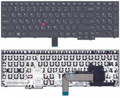 Клавиатура для ноутбука Lenovo Thinkpad Edge (E550) с указателем (Point Stick) Black, (Black Frame), RU