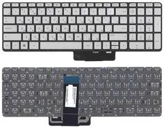 Клавиатура для ноутбука HP Envy X360 (15-U000) Silver с подсветкой (Light), (No Frame) RU