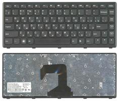 Клавиатура для ноутбука Lenovo IdeaPad (S300, S400, S405) Black, (Black Frame), RU