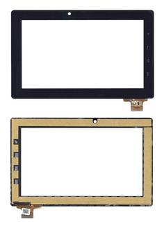 Тачскрин (Сенсорное стекло) для планшета ZHC-170A, Digma DA700N, Prology iMap 7000 Tab, Freelander PD20 Great Version черный