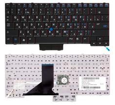 Клавиатура для ноутбука HP Compaq 2510p, Elitebook 2530p с указателем (Point Stick) Black, RU