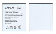 Аккумуляторная батарея для смартфона Explay Vega 3.7V White 2000mAh 7.4Wh