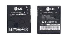 Аккумуляторная батарея для смартфона LG LGIP-470N GD580 3.7V Black 800mAh 3Wh