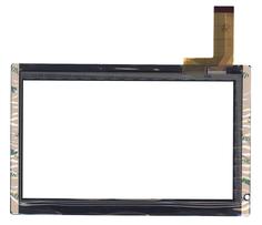 Тачскрин (Сенсорное стекло) для планшета LT-14 черный. Шлейф: LT-14, обращайте внимание на расположение отверстий для кнопок, камеры и микрофона
