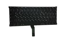 Клавиатура для ноутбука Apple MacBook Air 2011+ (A1369) с подсветкой (Light), Black, (No Frame), RU (вертикальный энтер)
