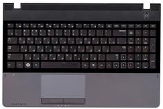 Клавиатура для ноутбука Samsung (300E5A) Black, (Gray TopCase), RU