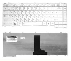 Клавиатура для ноутбука Toshiba Satellite (C600, C640, C645, C645D, L600, L600D, L630, L635, L640, L640D, L645, L645D, L745, L745D, L700, L700D, L700-T23R, L700-C305B, L735) White, RU/EN