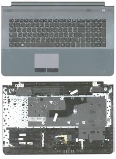 Клавиатура для ноутбука Samsung (RC720) Black, (Gray TopCase), RU