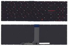 Клавиатура для ноутбука MSI (GT72, GS60, GS70, GP62, GL72, GE72) Black с красной подсветкой (Red Light), RU. Подсветка в комплект не входит. Вы можете использовать подсветку сняв со старой клавиатуры.