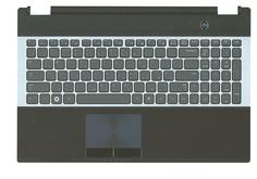 Клавиатура для ноутбука Samsung (RC530) Black, (Silver Frame), (Black TopCase), RU