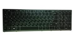 Клавиатура для ноутбука HP Zbook (15 G3, 17 G3) Black с подсветкой (Light) (Silver Frame) RU