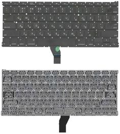 Клавиатура для ноутбука Apple MacBook Air 2010+ (A1369) Black, (No Frame), RU (плоский энтер)