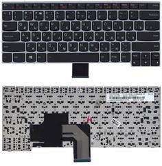 Клавиатура для ноутбука Lenovo IdeaPad (V490) Black, (Silver Frame), RU