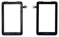 Тачскрин (Сенсорное стекло) для планшета Lenovo IdeaTab A1000L черное