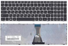 Клавиатура для ноутбука Lenovo IdeaPad (G50-70, G50-30), Black, (Gray Frame) RU