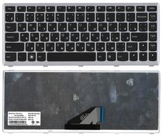 Клавиатура для ноутбука Lenovo IdeaPad (U310) Black, (Silver Frame), RU