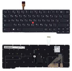 Клавиатура для ноутбука Lenovo ThinkPad Yoga X1 2nd с указателем (Point Stick), с подсветкой (Light), Black, (No Frame) RU