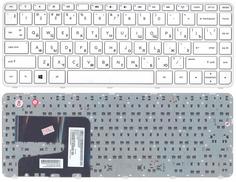 Клавиатура для ноутбука HP Pavilion (14-e) White, (White Frame), RU