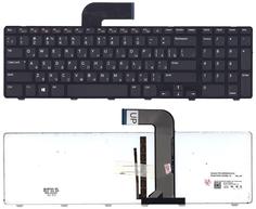 Клавиатура для ноутбука Dell Inspiron (5720, 7720, N7110) Vostro (3750) XPS (L702X) с подсветкой (Light) Black, (Black Frame), RU