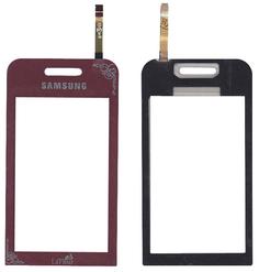 Тачскрин (Сенсорное стекло) для смартфона Samsung Star GT-S5230 красный