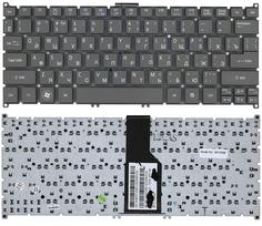 Клавиатура для ноутбука Acer Aspire S3, S5 Gray, (No Frame) RU