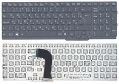 Клавиатура для ноутбука Sony Vaio (SVS15) Black, с подсветкой (Light), (No Frame) RU (Вертикальный энтер)