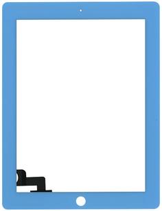 Тачскрин (Сенсорное стекло) для планшета Apple iPad 2 A1395, A1396, A1397 голубой