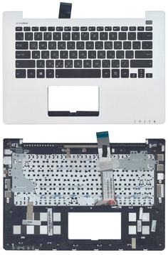 Клавиатура для ноутбука Asus VivoBook (S300LA) Black, (Silver TopCase), RU