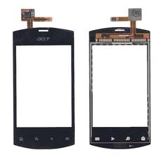 Тачскрин (Сенсорное стекло) для смартфона Acer Liquid mini E310 черный