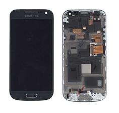 Матрица с тачскрином (модуль) для Samsung Galaxy S4 mini GT-I9190 черный с рамкой