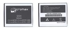 Аккумуляторная батарея для Micromax Q324 Bolt 3.7V Black 1800mAh 6.66Wh
