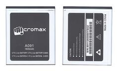 Аккумуляторная батарея для смартфона Micromax 8911260988YSDZ A091 3.7V White 1800mAh 6.66Wh