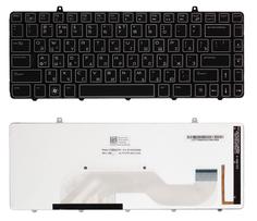 Клавиатура для ноутбука Dell Alienware (M11X-R2, M11X-R3) с подсветкой (Light), Black, RU