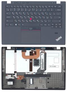 Клавиатура для ноутбука Lenovo ThinkPad (X1 Carbon) с подсветкой (Light), с указателем (Point Stick), Black, (Black TopCase), RU