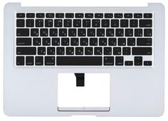 Клавиатура для ноутбука Apple MacBook Air (A1369) 2010+ Black, (Silver TopCase), RU (горизонтальный энтер)