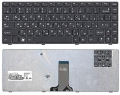 Клавиатура для ноутбука Lenovo IdeaPad (Y480) Black, (Black Frame), RU