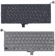 Клавиатура для ноутбука Apple MacBook 2011+ (A1278) Black, (Original), (No Frame), RU (вертикальный энтер)