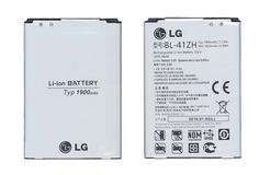 Аккумуляторная батарея для смартфона LG BL-41ZH L Fino D295 3.8V Silver 1900mAh 7.2Wh