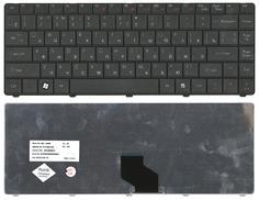 Клавиатура для ноутбука Acer eMachines (D725) Black, короткий шлейф (Short Trail), RU