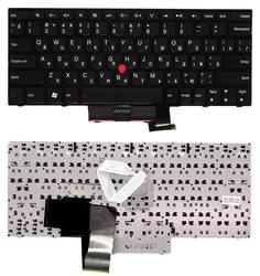 Клавиатура для ноутбука Lenovo ThinkPad Edge (E220S), с указателем (Point Stick) Black, (Black Frame), RU