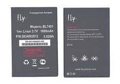 Аккумуляторная батарея для смартфона Fly BL7401 IQ238 Jazz 3.7V Black 1600mAh 5.92Wh