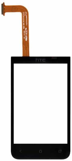 Тачскрин (Сенсорное стекло) для смартфона HTC Desire 200 черный