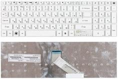 Клавиатура для ноутбука Gateway NV55S, NV57H, NV75S, NV77H White, (No Frame), RU