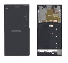 Матрица с тачскрином (модуль) для Xiaomi Mi-3 WCDMA с рамкой черный